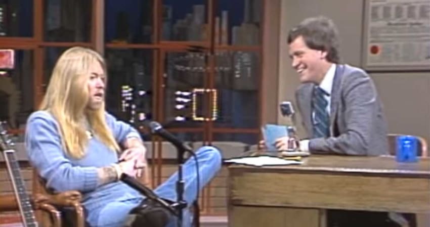 Gregg Allman Letterman Melissa Come Go Blues 1982 Video