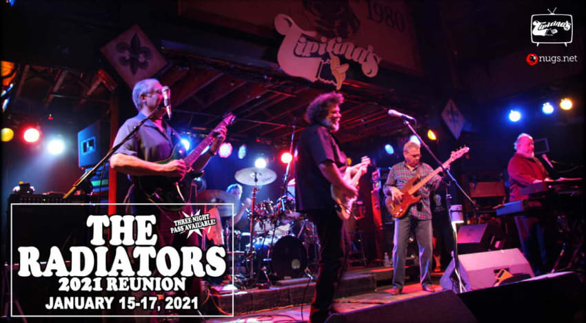 Radiators 2021 Reunion Livestreams
