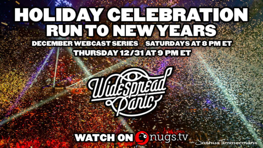 Widespread Panic December New Years Livestreams
