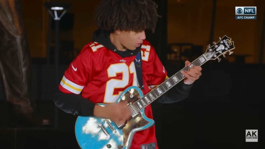 Brandon Niederauer National Anthem Chiefs AFC Conference Championship