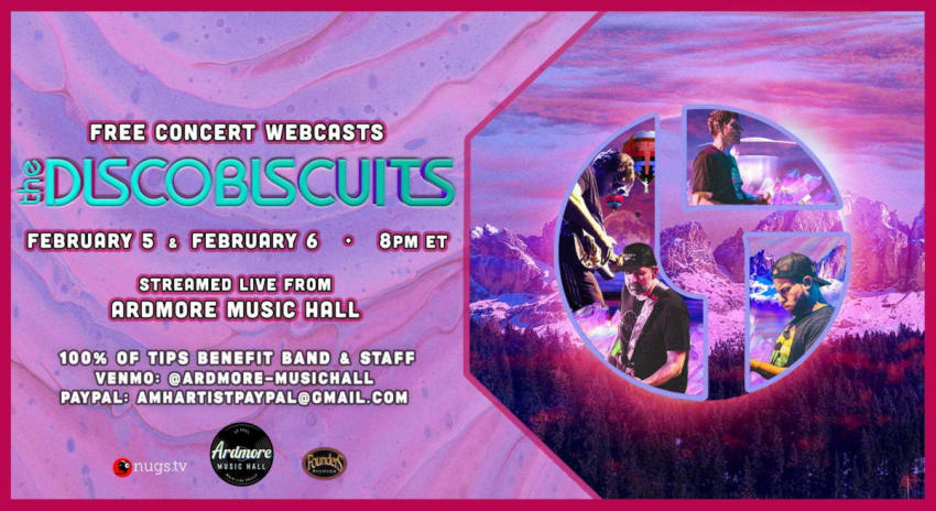 Disco Biscuits Ardmore Livestreams February 2021
