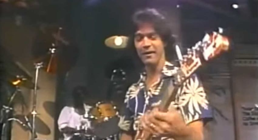 Eddie Van Halen Letterman Video