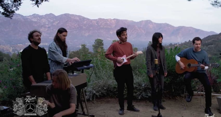 Local Natives Sharon Van Etten Lemon Kimmel Video