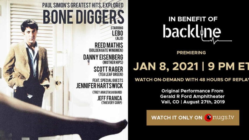 Paul Simon Bone Diggers Confirm Vail 2019 Concert Livestream Broadcast