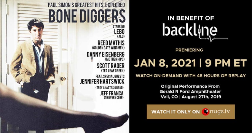 Paul Simon Bone Diggers Livestream Vail 2019