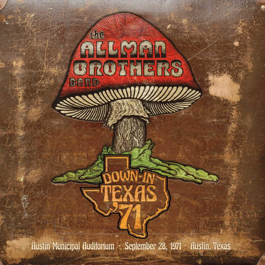 Allman Brothers Band Down In Texas 71 Cover Art