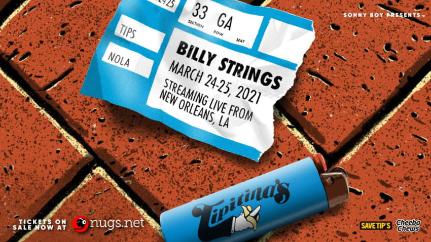 Billy Strings Livestream Concerts New Orleans March 24 25
