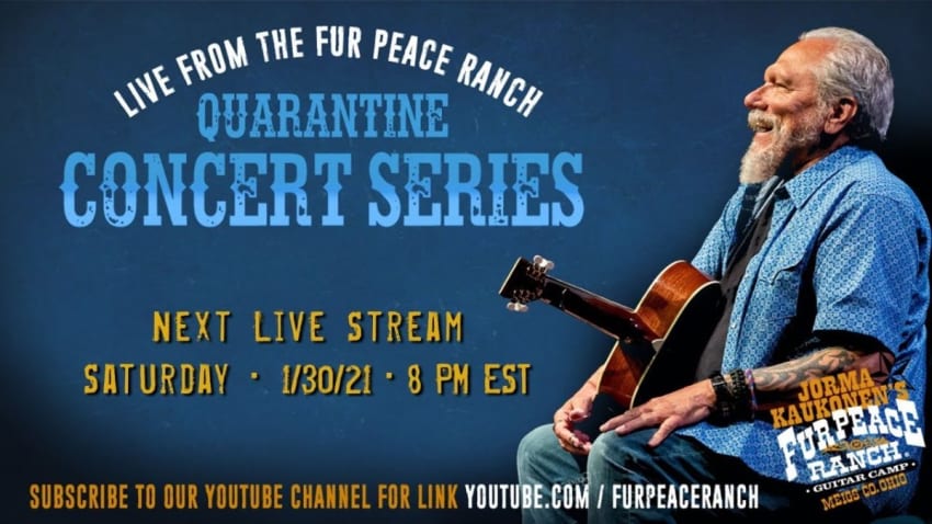 Quarantine Concert #36 - Live from Fur Peace Ranch - January 30, 2021