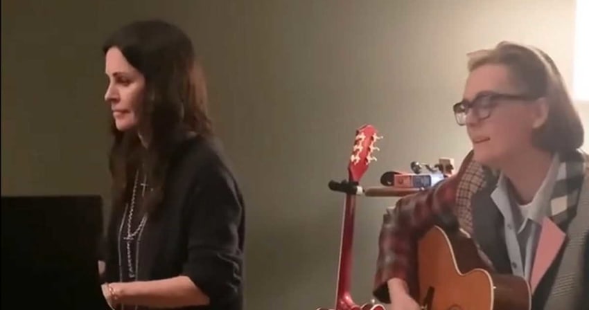 Courteney Cox Brandi Carlile The Joke