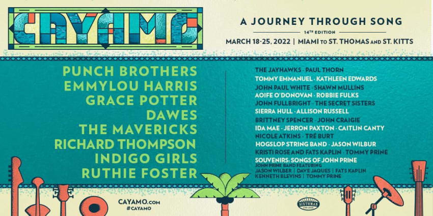Cayamo Cruise Lineup 2022