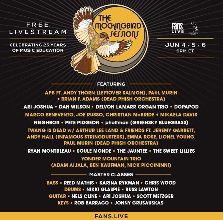 Mockingbird Sessions Lineup