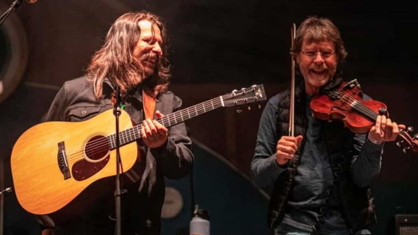Sam Bush Guests With Greensky Bluegrass At Telluride Bluegrass Festival