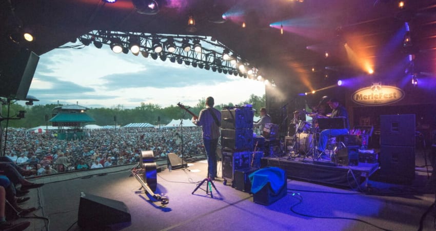 MerleFest Scene