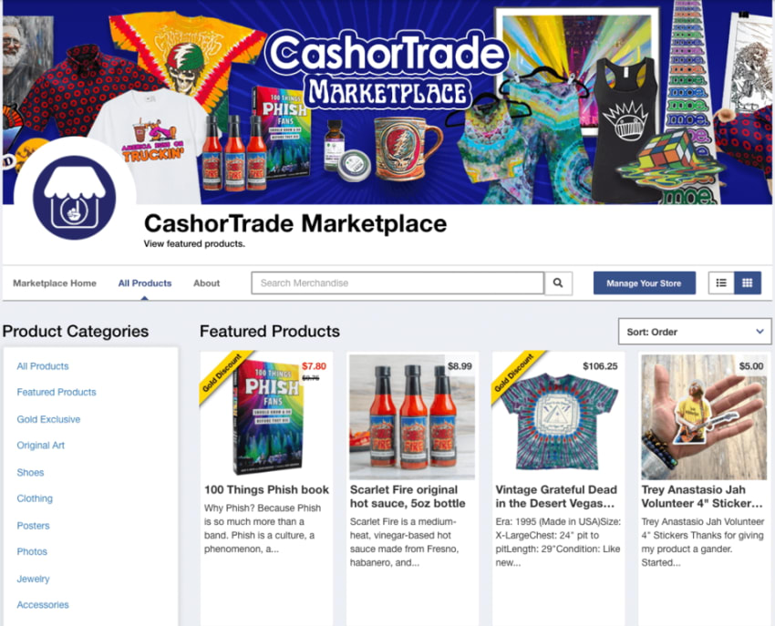 CashorTrade Marketplace Storefrontsv2