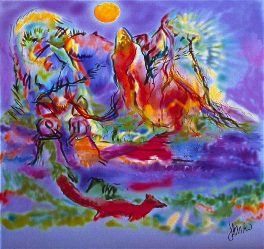 Jerry Garcia Art Junglescape