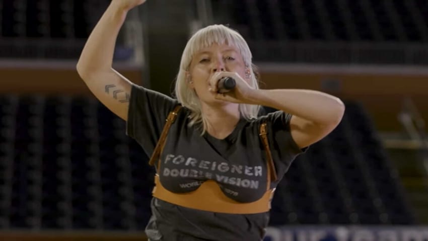 Sylvan Esso Numb Durham Bulls Athletic Park Video