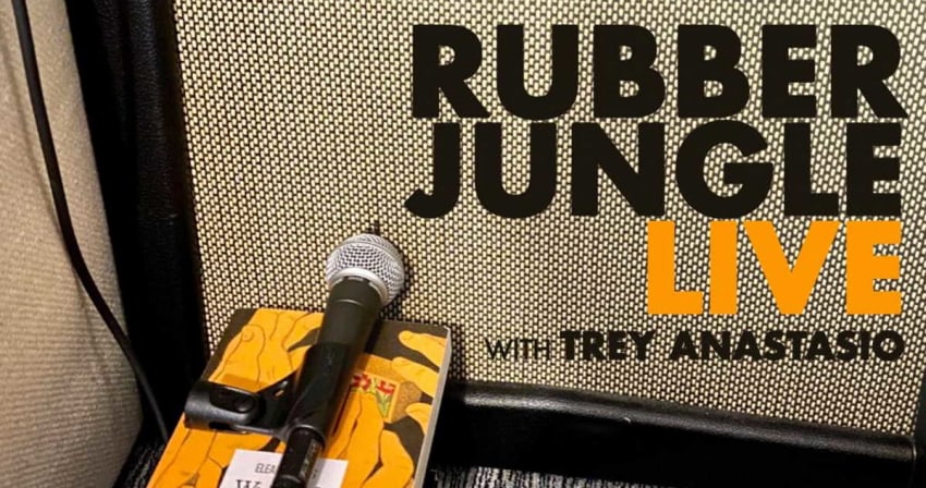 Trey Anastasio Rubber Jungle Live Phish Radio Logo
