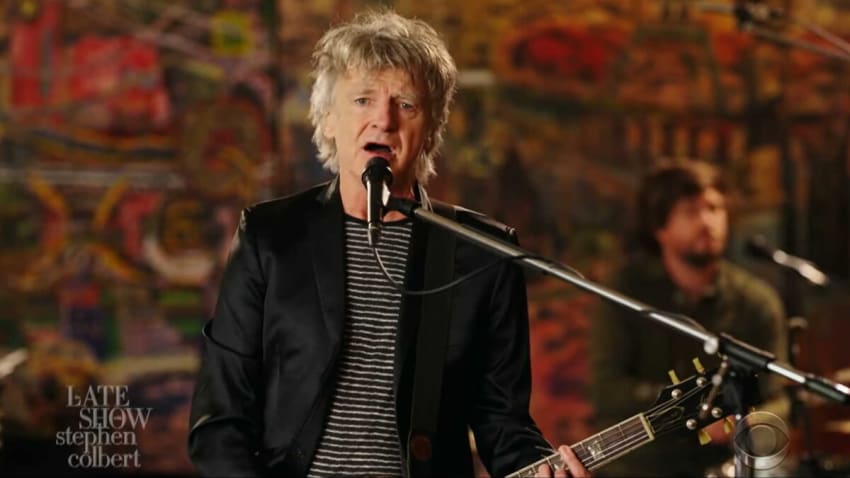 Crowded House Performs On ‘Colbert’