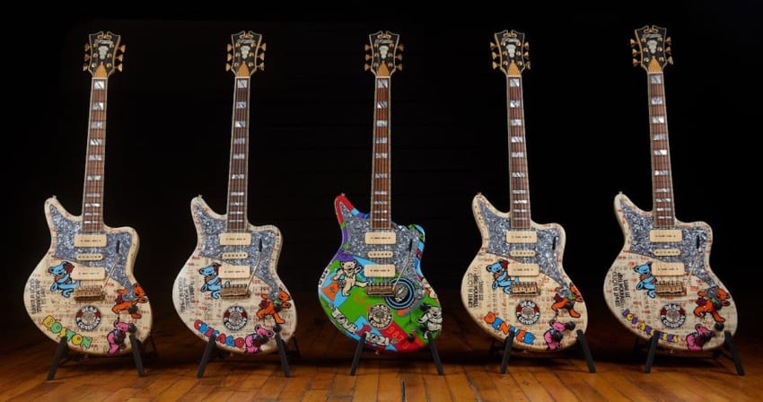 Dead & Company custom guitars