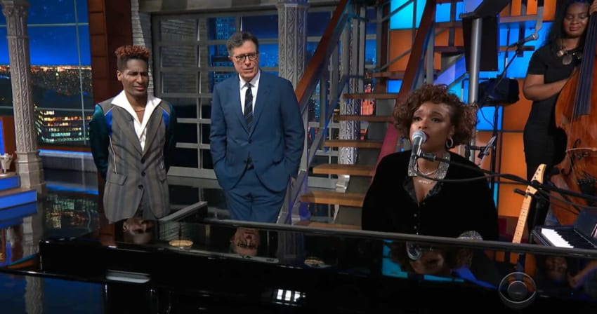 Jennifer Hudson Aretha Franklin Colbert