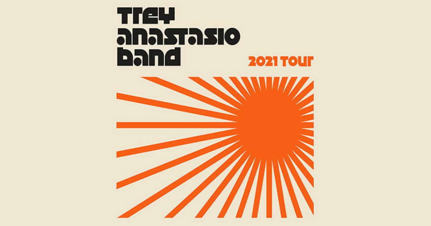 Trey Anastasio Band 2021 Tour Graphic