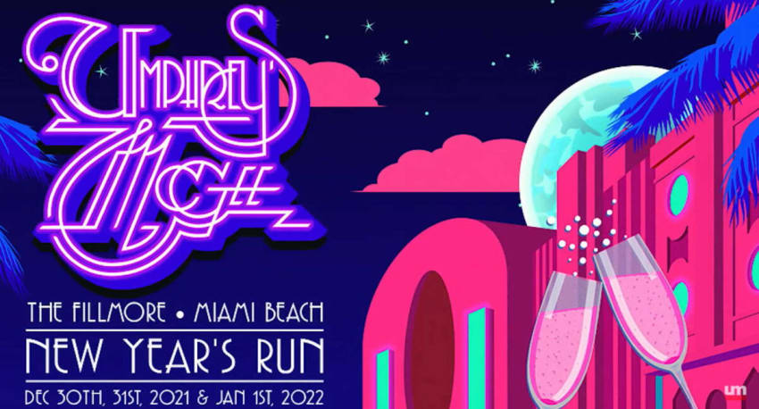 Umphreys McGee New Years Run Miami 2021