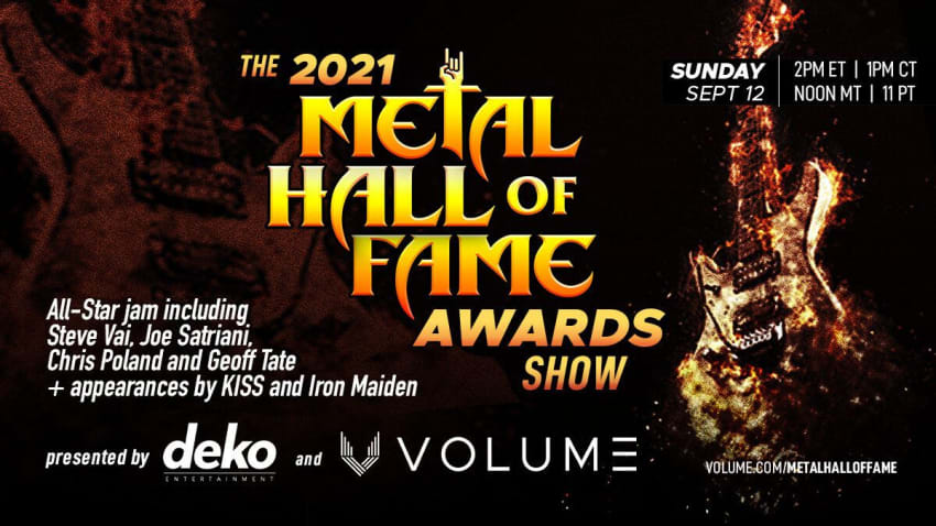 Watch  2021 Metal Hall Of Fame Awards Show Volume Livestream