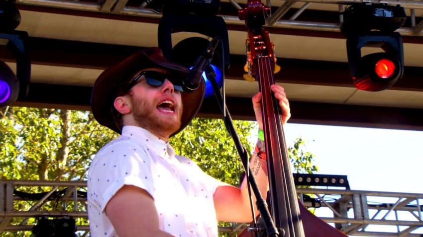 Old Salt Union performing at the Hillberry Festival at The Farm in Eureka Springs, AR Oct 15th, 2017
