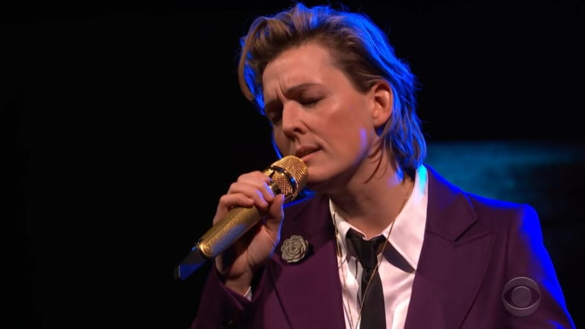Brandi Carlile Covers Joni Mitchell's 'Blue' For ‘Colbert’
