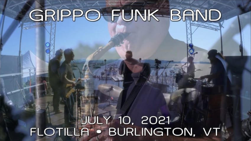 Grippo Funk Band: 2021-07-10 - Flotilla at Lake Champlain; Burlington, VT (Complete Show) [HD]