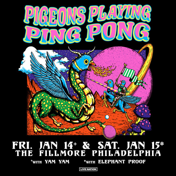Pigeons Playing Ping Pong