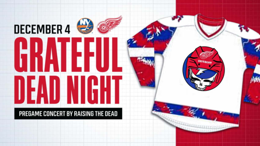 Detroit Red Wings Announce Grateful Dead Night