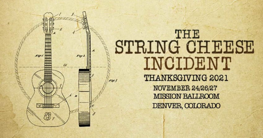 String Cheese Incident Thanksgiving Livestreams Guests