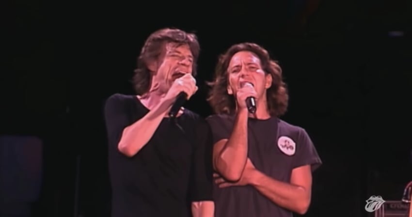 Eddie Vedder The Rolling Stones