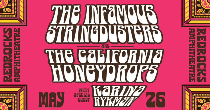Infamous Stringdusters California Honeydrops Red Rocks May 2022