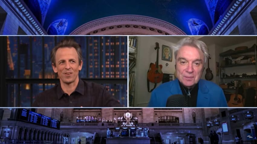 David Byrne American Utopia Seth Meyers