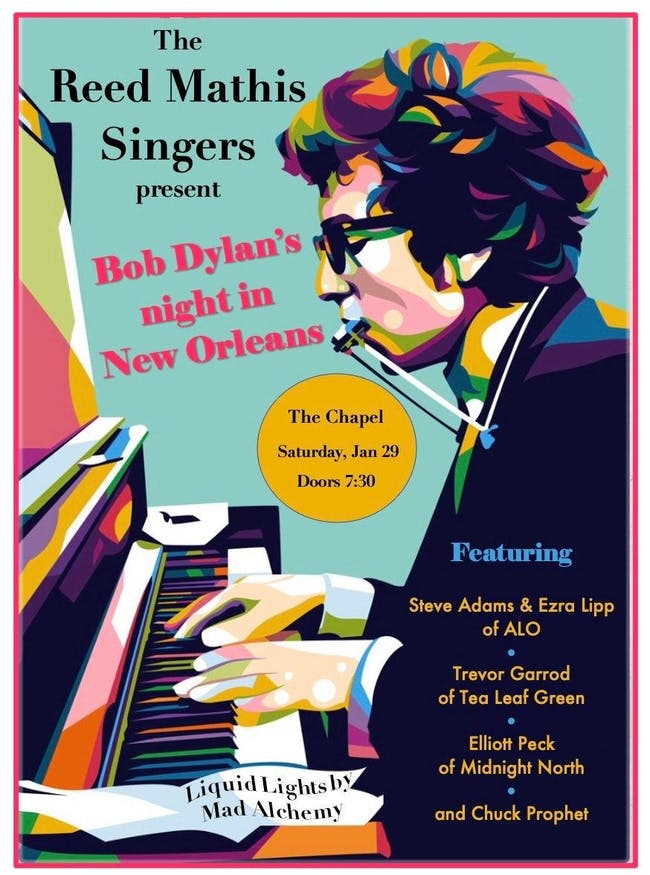 Reed Mathis Singers Bob Dylan New Orleans