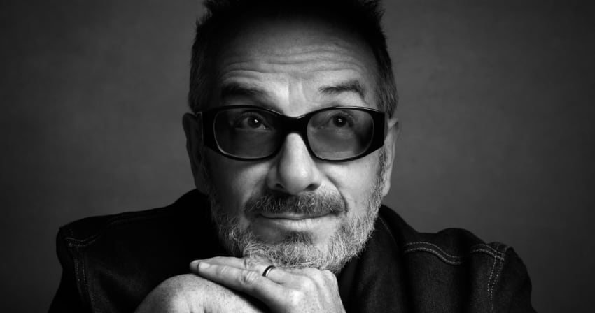 Elvis Costello 2022 Press bw
