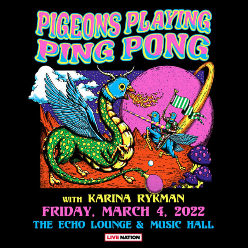 Pigeons Playing Ping Pong