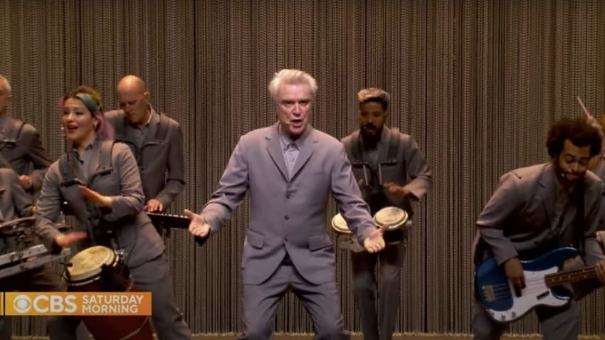 David Byrne Appears On ‘CBS Mornings’