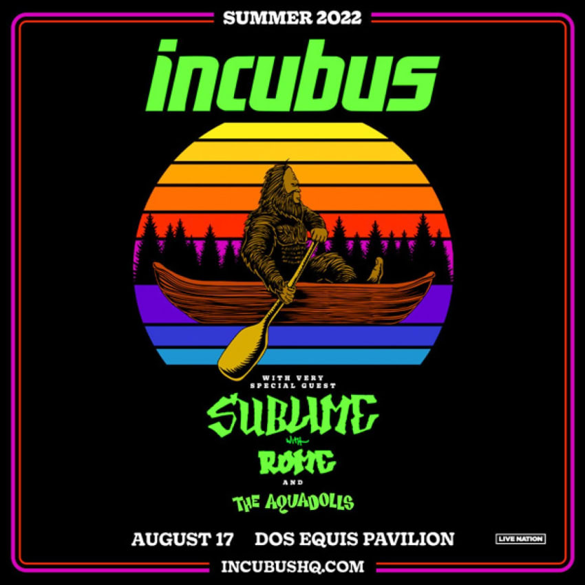 Incubus Dallas Setlist Dos Equis Pavilion Aug 17, 2022