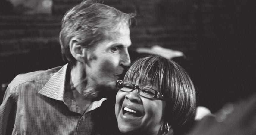 Levon Helm Mavis Staples Press 2011 McKean Crop