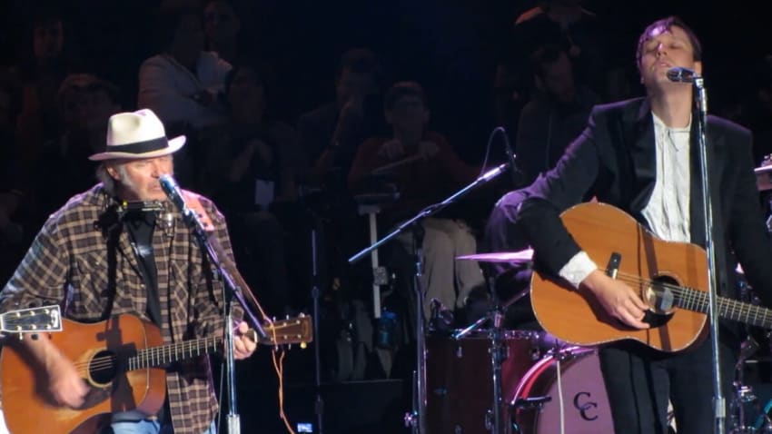 Watch Arcade Fire & Neil Young Collaborate At Bridge School Benefit Concerts