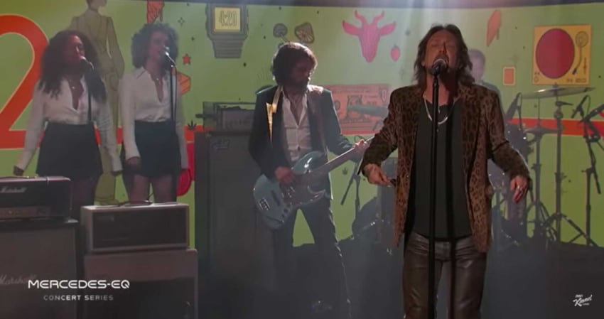 Black Crowes Papa Was A Rollin Stone Cover Kimmel