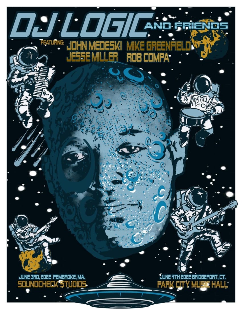 DJ LOGIC featuring John Medeksi (MMW), Mike Greenfield (Lotus), Jesse Miller (Lotus) and Rob Compa (Dopapod) + Muscle Tough