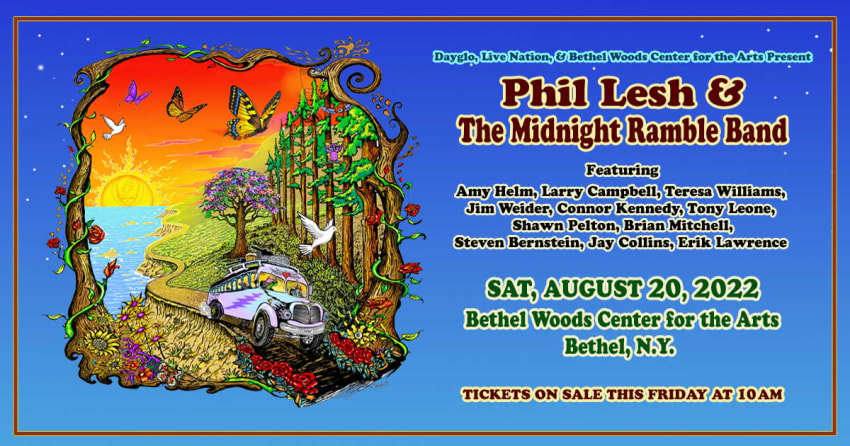 Phil Lesh Midnight Ramble Band Bethel Woods August 2022