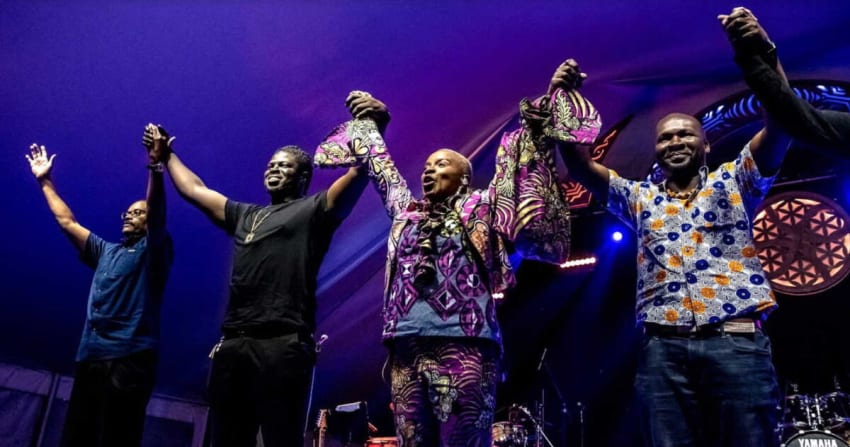 Angelique Kidjo Leaf Press