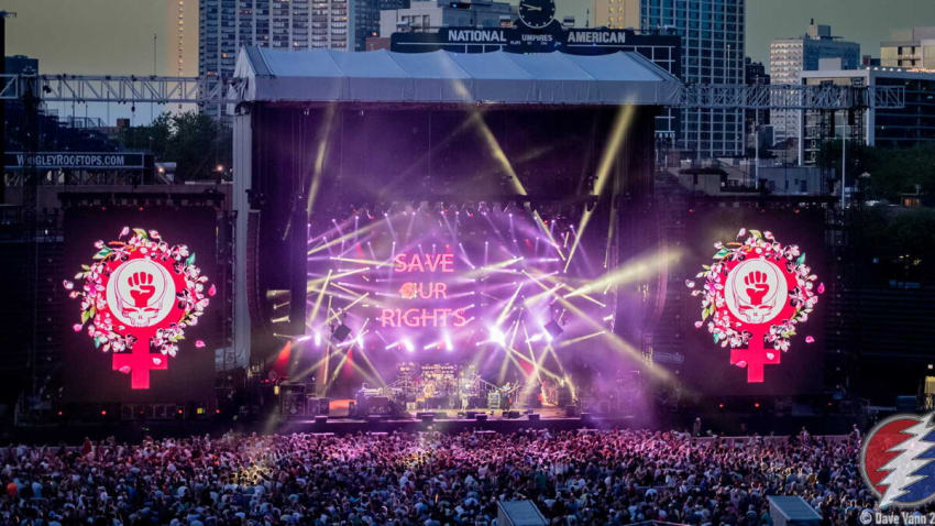 Dead & Company Shows Support For Abortion Rights At Wrigley Field
