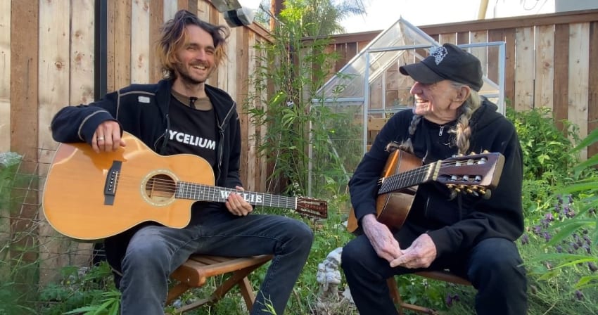 Micah Nelson Willie Nelson press June 2022