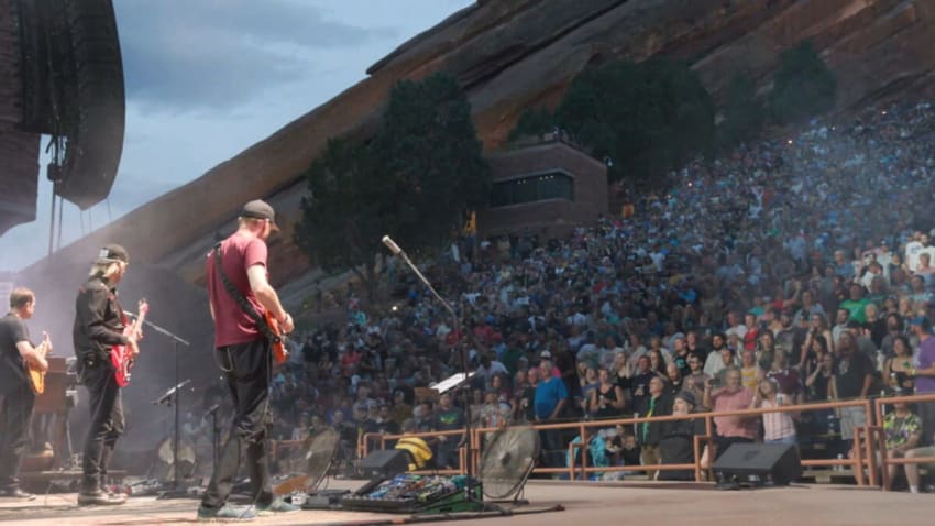 Umphrey’s McGee Debuts New Song & 'Battles' Andy Frasco At Red Rocks